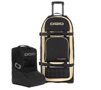 OGIO RIG9800 Pro Wheeled Gear Bag, Black and tan, Wheeled Gear Bag