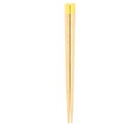 Ogishi Tadashi Shouten Small Size Pastel Color Reusable Wooden Chopsticks for Kids Dishwasher Safe Made in Japan (Yellow 6.5 Inches)