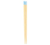 Ogishi Tadashi Shouten Small Size Pastel Color Reusable Wooden Chopsticks for Kids Dishwasher Safe Made in Japan (Light Blue 7 Inches)