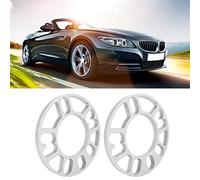 OGJFD Aluminum Alloy Wheel Spacers Shims 1Pcs 3-10mm Car Wheel Tire Shims Plate Spacers Universal Aluminum Alloy Adaptor For 4x100 4x114.3 5x100 5x108 5x114.3 5x120(3mm)