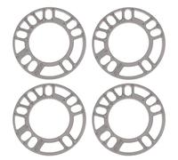 OGJFD Aluminum Alloy Wheel Spacers Shims 4 Pcs 5mm Car Wheel Spacer Shims Plate 4 5 STUD Universal For Auto 4x100 4x114.3 5x100 5x108 5x114.3 5x120 Etc