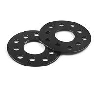 OGJFD Aluminum Alloy Wheel Spacers Shims For All For A3 A4 A5 A6 A8 Vehicles 1997-2008 Car Wheel Spacer Adapters Pcd 5x100 5x112 Cb 57.1mm And M14*1.5 Ball Bolts 5mm Red Blue Black(Black)