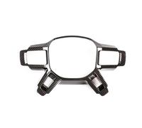 OGJFD Car Decoration Interior For Land For Rover For Defender 90 110 2020 2021 2022 2023 Car Interior Accessories ABS Steering Wheel Frame Cover Trim Stickers Car Styling(Carbon Fiber Texture)