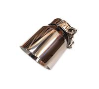 Car Exhaust Tip 1 Piece 77mm-101mm 304 Stainless Steel Exhaust Tip For Mazda For CX-5 For CX-4 For CX-3 Exhaust Pipe Modified Decorative Tail Tips Car Exhaust Pipes(Stainless steel)