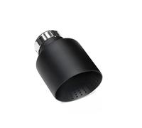 OGJFD Car Exhaust Tip 1Piece Matte Black Stainless Steel Car Muffler Tip System Pipe Universal Exhaust Tip For VW GTI MK7 For Golf 7 Exhaust Nozzle Car Exhaust Pipes(ID57OD114)