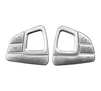 OGJFD Car Interior Mouldings For Mercedes For E-Class W213 2016-2019 Silver Car Steering Wheel Button Cover Trim Interior Accessories