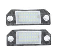 OGJFD Car Rear Tail Light Pair 24 LED Beads License Plate Light for C for MAX for Focus for MK2 Car License Lamp Number License Plate Lights Accessories