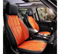 OGJFD Car Seat Protectors Custom Car Seat Cover For Mercedes W213 2009-2015 Accessories Interior Full Set Leather With Arm Rest Front And Rear Front Seat Covers(Orange 5PCS)