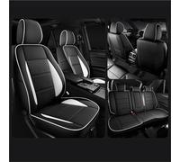 OGJFD Car Seat Protectors Custom Leather Car Seat Cover For Fiesta 2016 2017 2018 2019 2020 Automobiles Auto Accessories Interiors Parts Full Set Front Seat Covers(Black White 5 pCs)