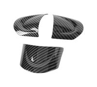 OGJFD Car Steering Wheel Trim Carbon Fiber Look Interior Cover Sticker For Mini Cooper R54 R56 Clubman R55 Crossover R60 Car Styling