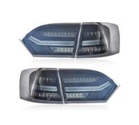 OGJFD Car taillights 1Pair Car LED Tail Light Taillight For VW For Jetta 2012-2014 MK6 Rear Fog Lamp Brake Light Reverse Dynamic Turn Signal Trailer Lights(Smoke Cover)