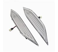 OGJFD Dynamic Turn Signal Light 1Pair Car LED Dynamic Amber Side Marker Indicator Light For Cayenne For 958(92A) 2010-2014 Car Turn Signal Lamp(Dynamic Crystal)