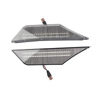 OGJFD Dynamic Turn Signal Light 2Pc Smoked Lens LED Side Marker Car Lights For Civic 2016 2017 2018 2020 OE#34300-TET-H01Auto Reflector Turn Signal Lamp(Crystel Type)