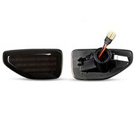 OGJFD Dynamic Turn Signal Light 2Pcs Dynamic Amber LED Side Turn Signal Blinker Light For Dacia For Logan II For Sandero For Duster 2018~ Car Styling Indicator Signal Light(Smoke LENS)