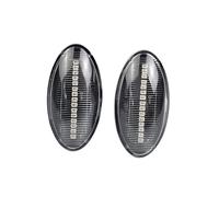 OGJFD Dynamic Turn Signal Light 2pcs Dynamic LED Side Marker Turn Signal Lights Indicator Amber Repeater Car Lights For Suzuki For Swift For Jimmy For Vitara SX4(Crystal Type)
