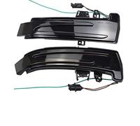 OGJFD Dynamic Turn Signal Light A Pair Car Rear View Mirror Turn Signal Light For Mercedes For Benz A B C E S CLA GLA CLS W176 W246 W204 W212 X156 LED Blinker Lamp(Blue-yellow)