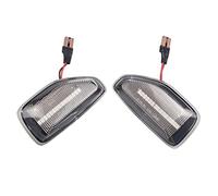 OGJFD Dynamic Turn Signal Light Dynamic LED Flashing Turn Signal Side Marker Lamp Car Light For Dacia For Logan 2 For Sandero 2 For Duster 2 For For Stepway 2Pcs(Dynamic Crystal)