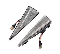 OGJFD Dynamic Turn Signal Light Dynamic LED Flashing Turn Signal Side Marker Lamp Car Light For MK4 For Vel For Satis 2 For Wind For Avantime For Megane 2 For Espace 4(Dynamic Crystal)