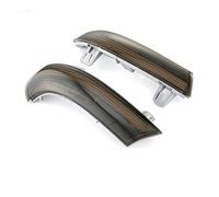 OGJFD Dynamic Turn Signal Light For Seat For Alhambra 2009-2010 Car Side Rearview Mirror Light Turn Signal LED Dynamic Amber Lamps(Brown LENS)