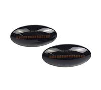 OGJFD Dynamic Turn Signal Light LED Car Dynamic Side Marker A Pair For Suzuki For Swift For Jimmy For Vitara SX4 For Alto Turn Signal Light Flowing Water Light Blinker Light(Smoked Black)