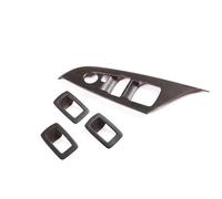 OGJFD Interior trim strips For BMW X3 X4 F25 F26 2011-17 ABS Car Window Glass Lifting Switch Buttons Frame Cover Trim Sticker Car Accessories Car Interior Decor(Style A Oak wood)
