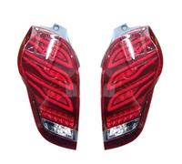 OGJFD LED Trailer Lights For Chevy For Spark 2011 2012 2013 2014 LED Rear Bumper Light Turn Signal Lamp Brake Light Car Accessories Rear Tail Lights(Red)