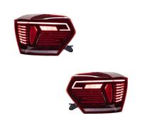 OGJFD LED Trailer Lights For Vw For Polo 2019 2020 2021-2023 LED Taillight Steering Light Brake Light Warning Light Reverse Light Driving Light Rear Tail Lights(Red)
