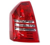 OGJFD LED Trailer Lights Tail Light Cover For Chrysler 300 300C 2005-2007 Rear Warning Brake Lamp Auto Taillight Housing Without Bulb 4805853AD 4805852AD Rear Tail Lights(Left)