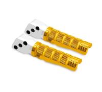 OGJFD Motorcycle Footpeg For FZ1 For FZ6 For FZ8 For FAZER 2006-2013 Passenger Foot Peg Footpegs Pedals Motorcycle Rear Footrest FootPeg Motorcycle Front Foot Pegs(Gold)