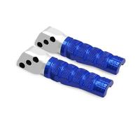 OGJFD Motorcycle Footpeg For FZ1 For FZ6 For FZ8 For FAZER 2006-2013 Passenger Foot Peg Footpegs Pedals Motorcycle Rear Footrest FootPeg Motorcycle Front Foot Pegs(Blue)