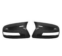 OGJFD Rearview Mirror Cap 2Pcs Car Side Rear View Mirror Cover For BMW 5 Series G11 G12 G30 G38 2017 2018 2019 Car Mirror Cover(Carbon Grain Black)