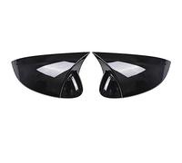 OGJFD Rearview Mirror Cap Car Rearview Mirror Cover Cap For VW For GOLF 8 MK8 2020 2021 Support Lane Change Side Assist Blind Spot Assist Car Mirror Cover(1 pair black)