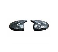 OGJFD Rearview Mirror Cap Carbon Fiber Car Horn Side Rearview Mirror Cover Shell For Mercedes For Benz A-Class W177 W118 A200L CLA 2019-2021 Car Mirror Cover(Rhd Gray)