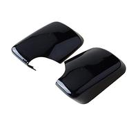 OGJFD Rearview Mirror Cap Side Mirror Cover Wing Rearview Mirror Cap For BMW 3 Series E46 Sedan Touring 1998-2005 E39 1996-2003 Car Mirror Cover(Glossy Black Type1)