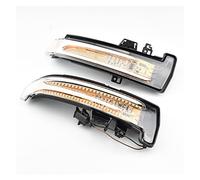 OGJFD Rearview Mirror Indicator Light For Mercedes For Benz A B S C E GLA GLK W176 W246 W204 Car Rearview Mirror Dynamic Turn Signal Light Indicator Blinker(WHITE)