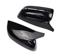 OGJFD Rearview Mirror Indicator Light Side Rearview Wing Mirror Cover Caps For 3 5 7 Series G20 2019 2020 2021 G30 G11 G12 ABS Gloss Black 1Pair(OneColor)