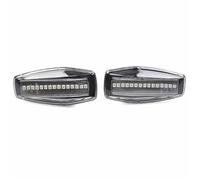 OGJFD Wing Mirror Indicator 2Pcs Flowing Indicator Plug Play Streamer LED Side Marker Turn Signal Light For Hyundai For Elantra For Getz For XG For Tucson Mirror Indicator(Crystal)