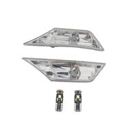 OGJFD Wing Mirror Indicator Car LED Side Marker Turn Signal Lamp With T10 Bulbs For Civic 2016 2017 2018 201934350-TET-H01 34300-TET-H01 Mirror Indicator(1pair)
