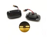 OGJFD Wing Mirror Indicator Dynamic LED Side Marker Lights Flowing Turn Signal Light For Toyota For Land For Cruiser For Landcruiser 70 80 100 Series Mirror Indicator(Dynamic Smoke)