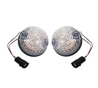 OGJFD Wing Mirror Indicator For Land For Rover For Defender 90/110 Led 73mm Fog&Reverse&Front Side Light Indicator Rear Tail Lamp White Smoked Yellow Lens Mirror Indicator(Clear)