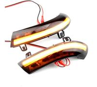OGJFD Wing Mirror Indicator Water Blink Dynamic Flowing Side Mirror LED Turn Signal Light Fit For Skoda For Superb For B5 2002-2008 Mirror Indicator(Yellow)