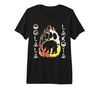 Oglala Lakota Native American Medicine Wheel Bear Premium T-Shirt
