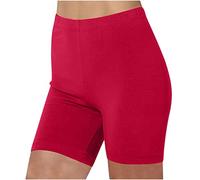 oglccg Leggings for Women UK Yoga Gym Cycling Shorts High Waist Super Stretchy Tummy Control Shaping Shorts Solid Color Summer Leggings Three Part Pants Half Shorts 3/4 Legging Shorts Sports Pants