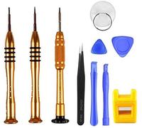 oGoDeal Screwdriver Set Kit for Apple iPhone 1.5mm PH000 Phillips,0.8mm Star P2 Pentalobe,Y 0.6mm Y000 Tri-Point Triwing Screworiver for iPhone 11 Pro X XS XR 8 Plus 7 6S 6 SE 5S Repair Tool Kit