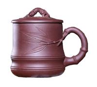OGOODLE Kungfu Tea Cup 554ML Purple Sand Cup Handmade Tea Cover Office Drinking Clay Kung Fu Set Small Tea Cups