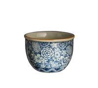 OGOODLE Kungfu Tea Cup Ceramic Blue and White Host Cup Tea Personal Dedicated Old Clay Jar Kung Fu Small Tea Cups
