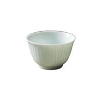 OGOODLE Kungfu Tea Cup Ceramic Lotus Petal Pattern Wide Mouth Host Cup Kung Fu Tea Set Home Personal Chinese Style Drinking Single Small Tea Cups