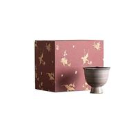 OGOODLE Kungfu Tea Cup Creative Flower Mouth Cup Household High Foot Tea Master Single Kung Fu Set Small Tea Cups
