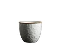 OGOODLE Kungfu Tea Cup Embossed Auspicious Cloud Handmade Tea Cup Chinese Retro Kung Fu Set Personal Dedicated Ceramic Single Host Small Tea Cups