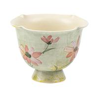OGOODLE Kungfu Tea Cup Hand-Painted Daisy Flower Mouth Cup High-Value Tea Afternoon Lady Master High-Grade Personal Goblet Small Tea Cups